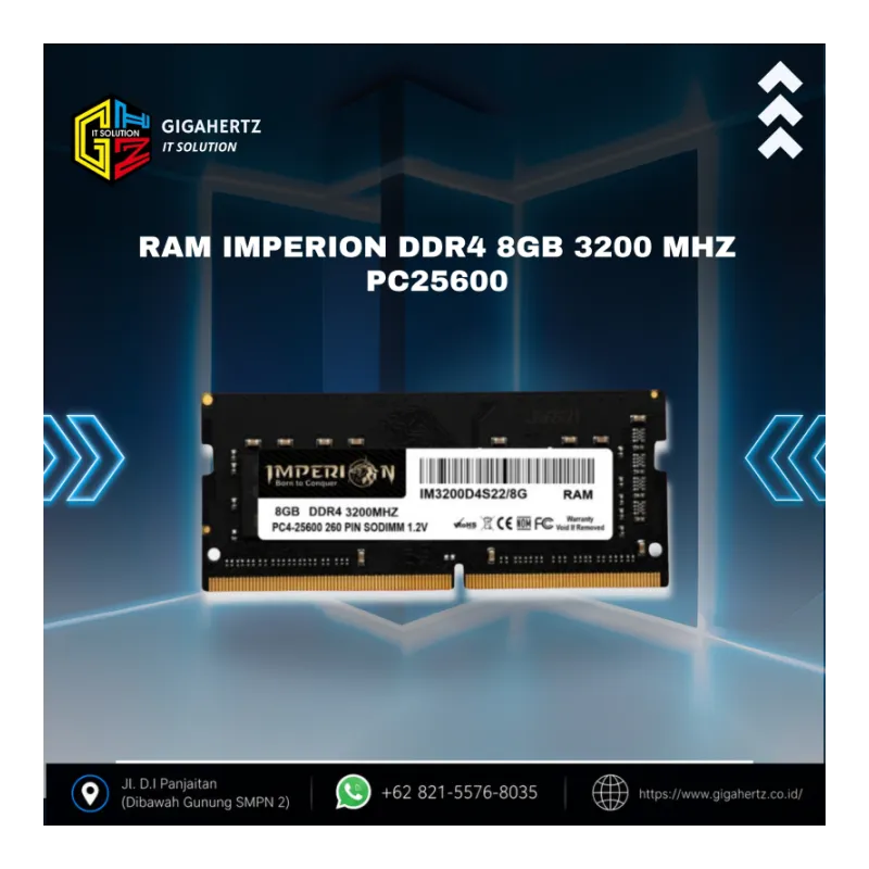 RAM IMPERION DDR4 8GB 3200 MHz PC25600