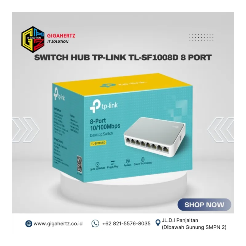 SWITCH HUB TP-LINK TL-SF1008D 8 PORT