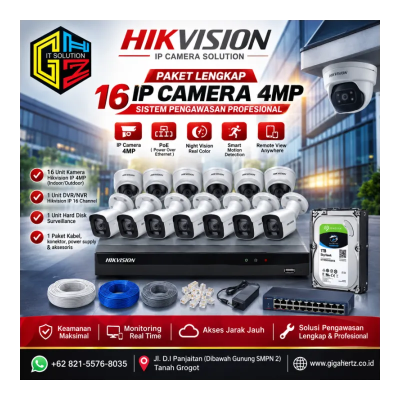 Hikvision IP 16 Kamera 4MP