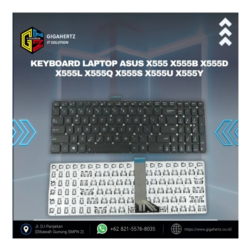 KEYBOARD LAPTOP ASUS X555 X555B X555D X555L X555Q X555S X555U X555Y