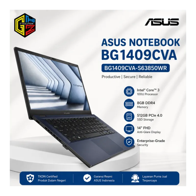 ASUS Notebook TKDN BG1409CVA Core 3 8GB 512GB