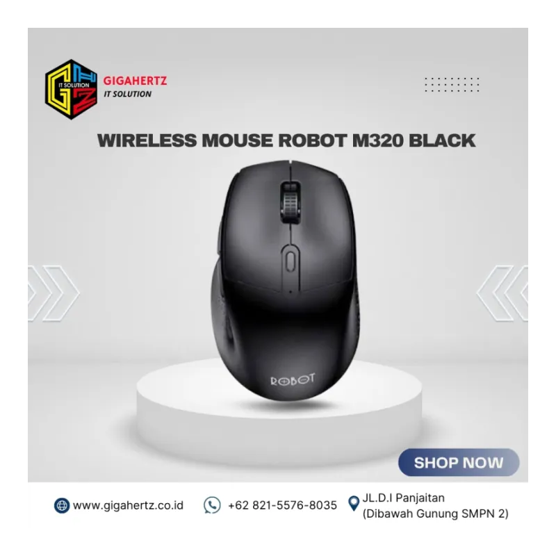 WIRELESS MOUSE ROBOT M320 BLACK