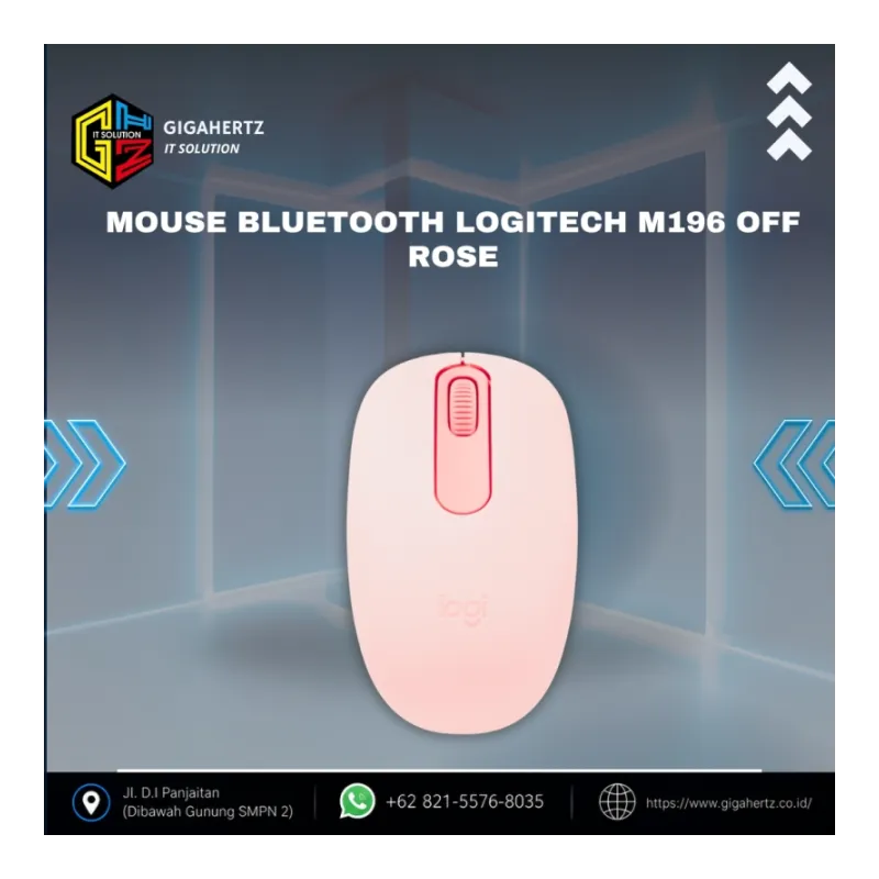 Mouse Bluetooth Logitech M196 Off Rose