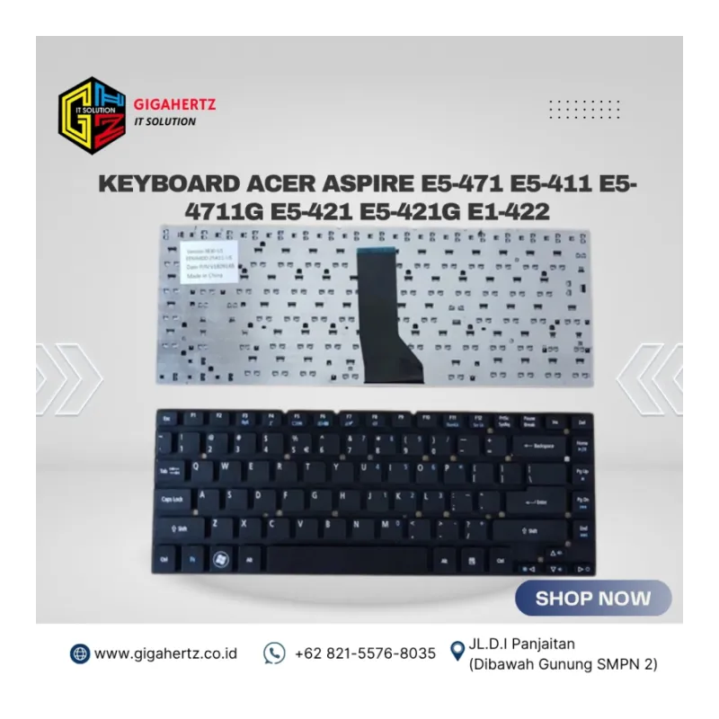 Keyboard Acer Aspire E5-471 E5-411 E5-4711G E5-421 E5-421G E1-422