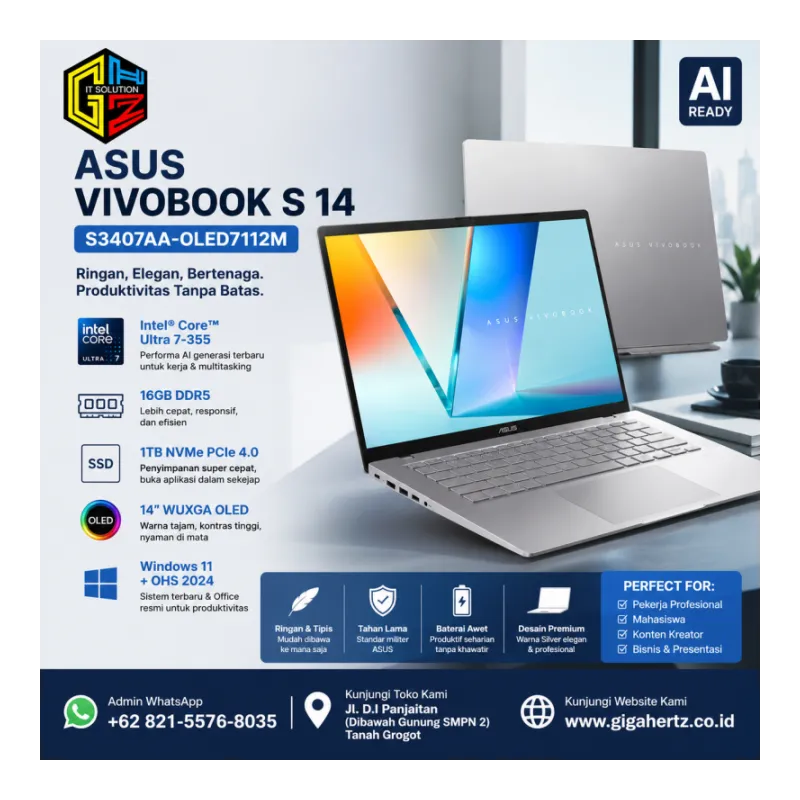 ASUS Vivobook S 14 S3407AA-OLED7112M