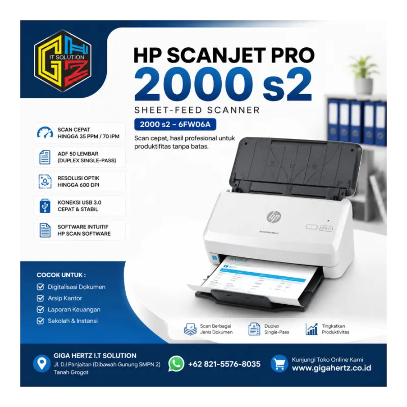 HP ScanJet Pro 2000 s2 Sheet-feed Scanner
