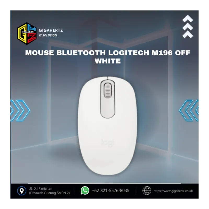 Mouse Bluetooth Logitech M196 Off White