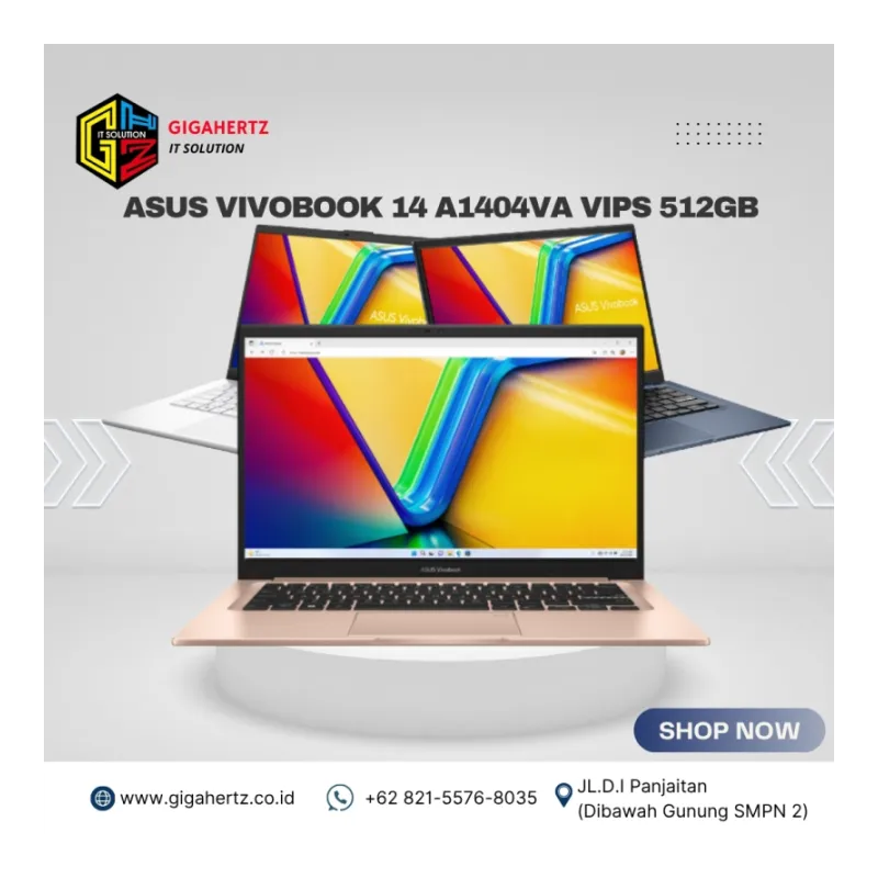 ASUS Vivobook 14 A1404VA VIPS 512GB