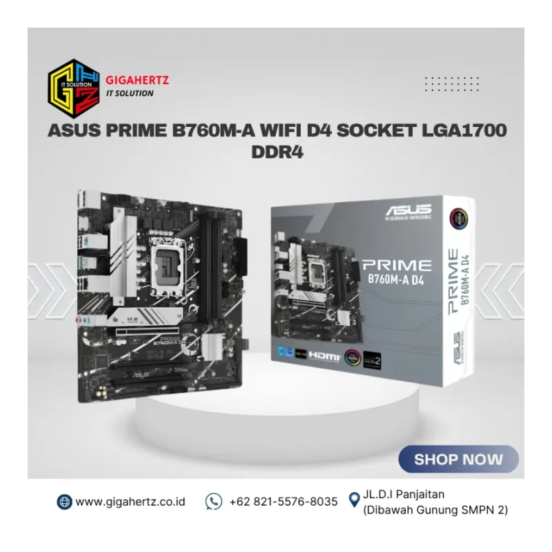 ASUS PRIME B760M-A WIFI D4 Socket LGA1700 DDR4