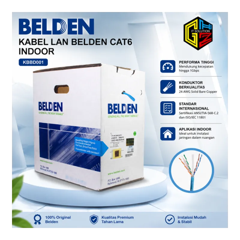 KABEL LAN BELDEN CAT6 INDOOR