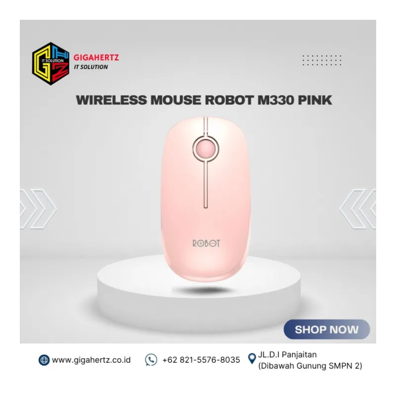 WIRELESS MOUSE ROBOT M330 PINK