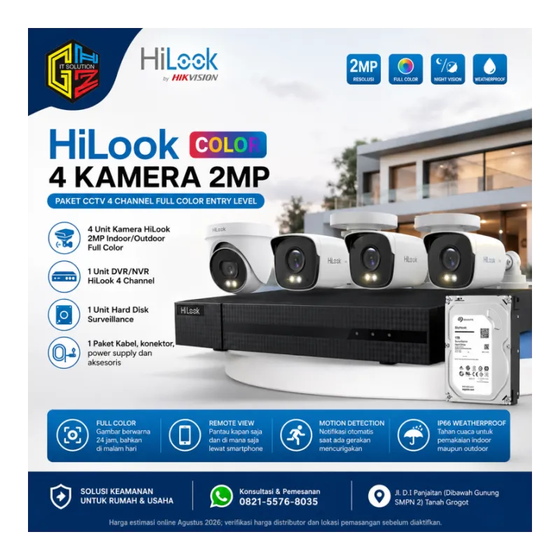 HiLook Color 4 Kamera 2MP