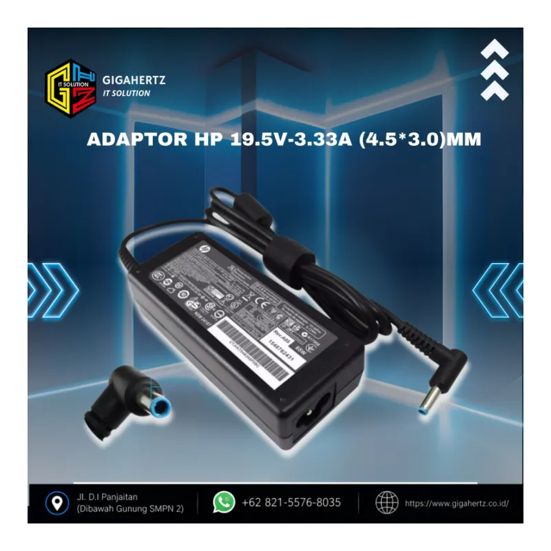 Adaptor HP 19.5V-3.33A (4.5*3.0)mm