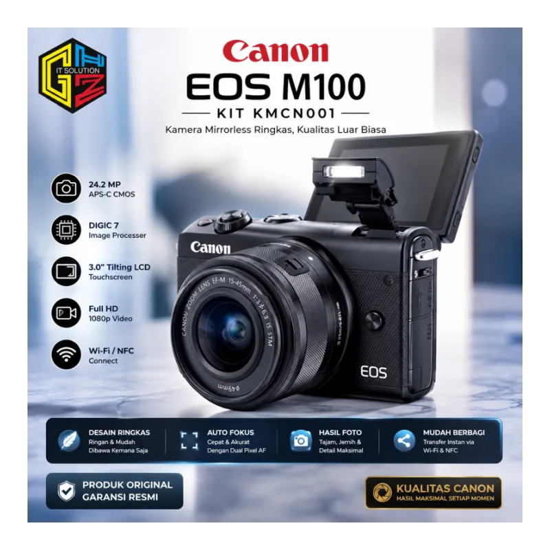 CAMERA CANON EOS M100 KIT