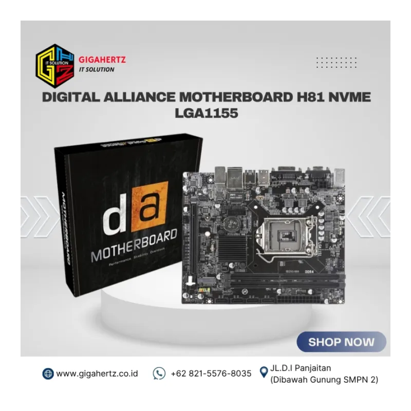 Digital Alliance Motherboard H81 NVMe  LGA1155