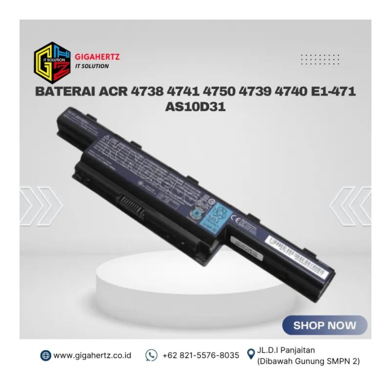 Baterai ACR 4738 4741 4750 4739 4740 E1-471 AS10D31