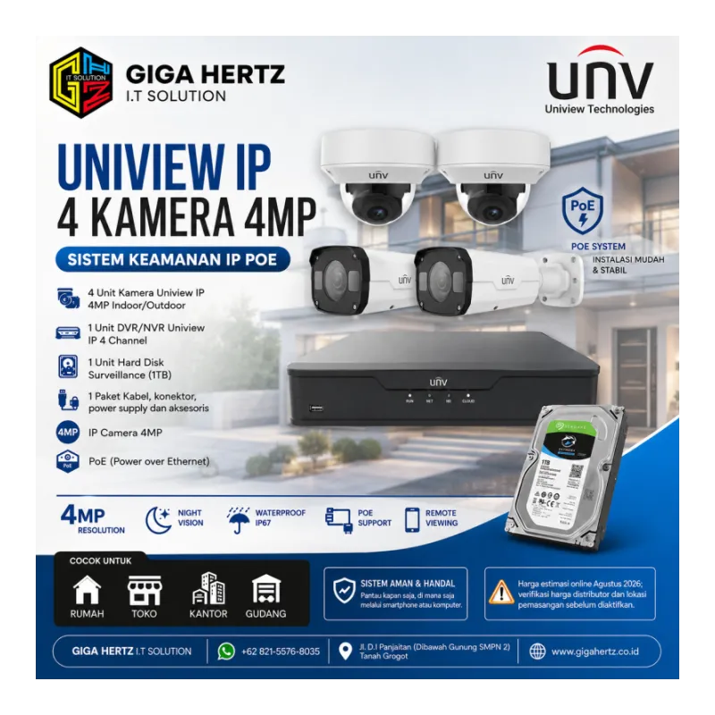 Uniview IP 4 Kamera 4MP