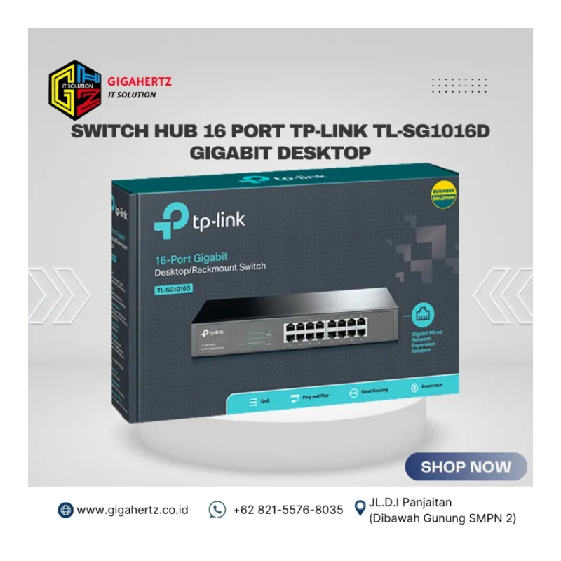 Switch Hub 16 Port TP-Link TL-SG1016D Gigabit Desktop