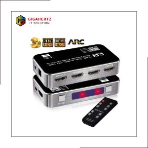 HDMI Switch 4 Port with Audio Optical ARC UltraHD 4K/2K with IR Remot