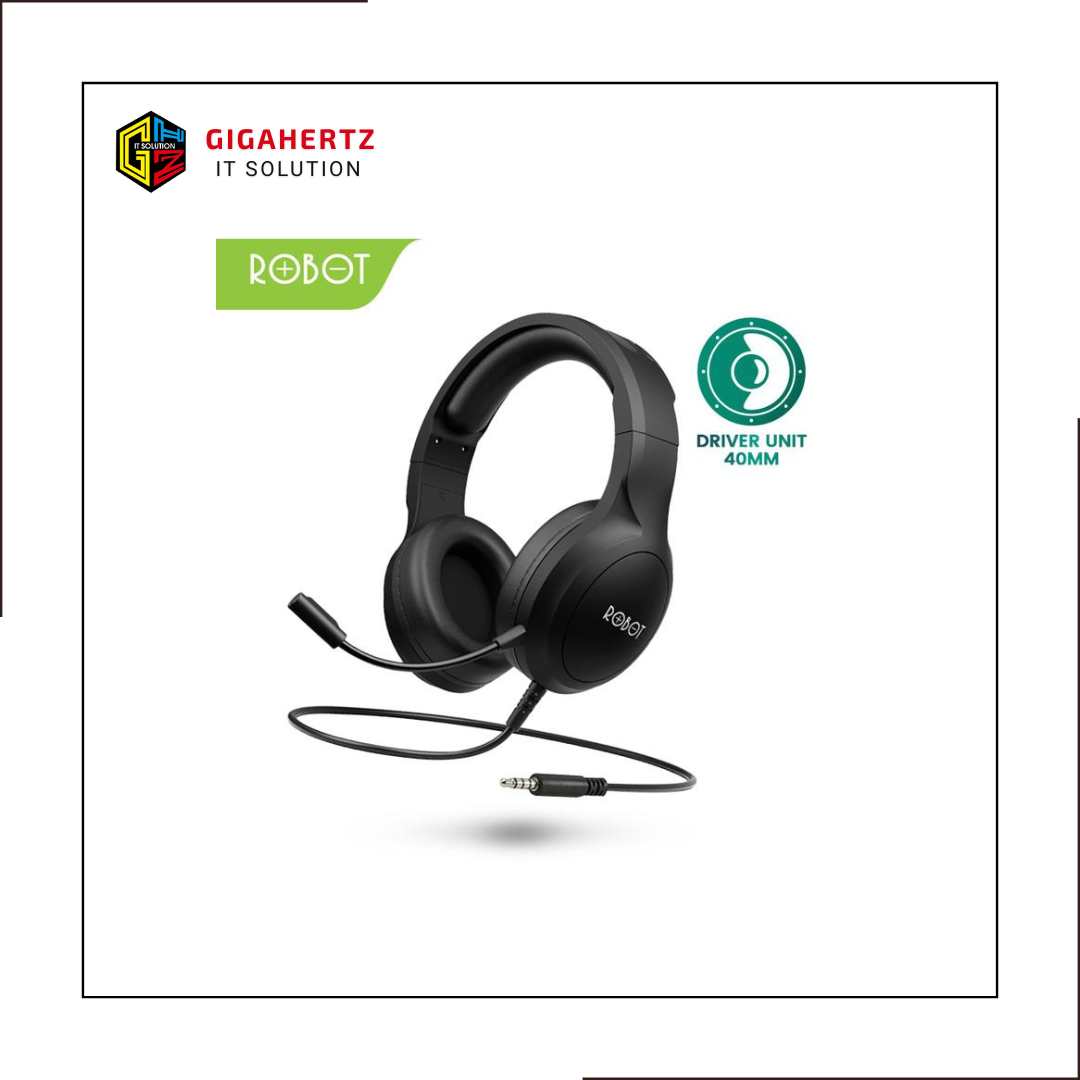 Robot Wired Headset RH-P20 Black