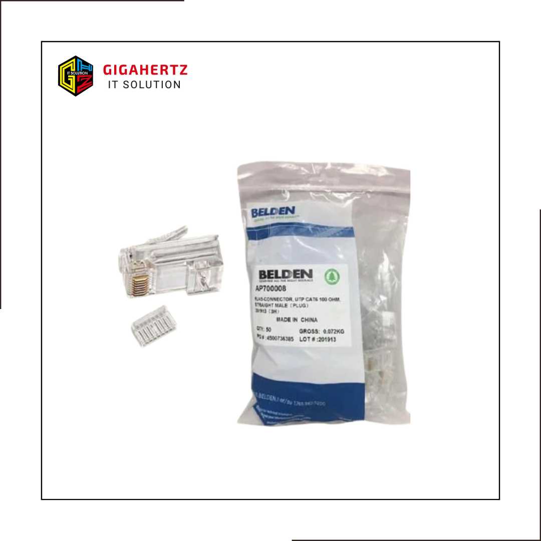 CONNECTOR RJ45 BELDEN CAT.6