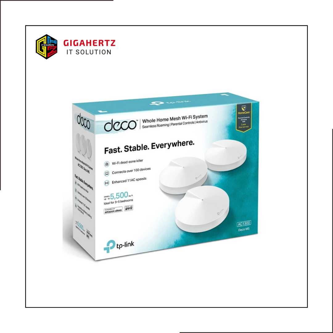 DECO M5 Home Mesh Wi-Fi System (3 PACK)