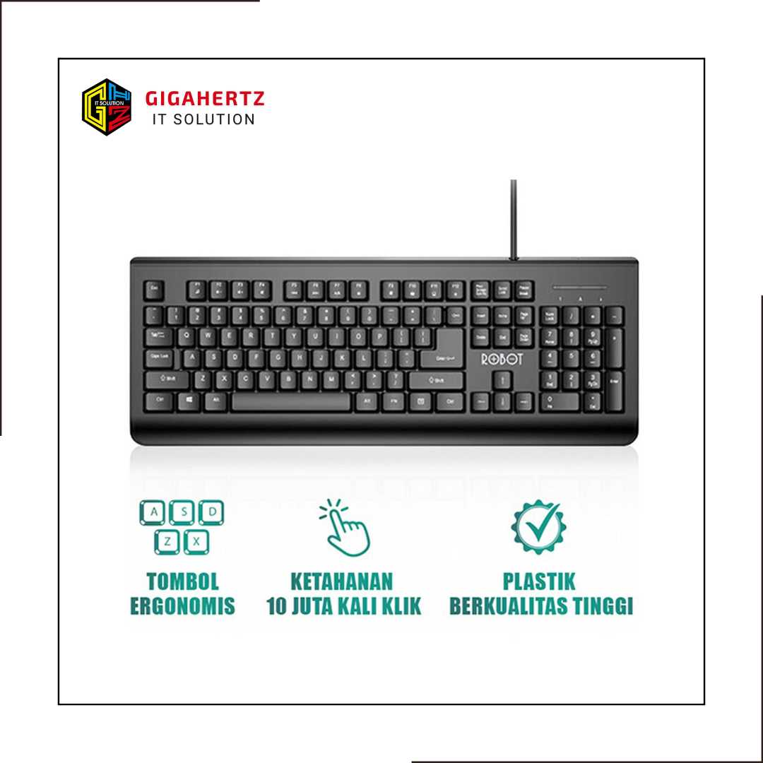 ROBOT KEYBOARD RK20 BLACK