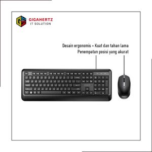 ROBOT WIRED KEYBOARD & MOUSE COMBO KM2600 BLACK