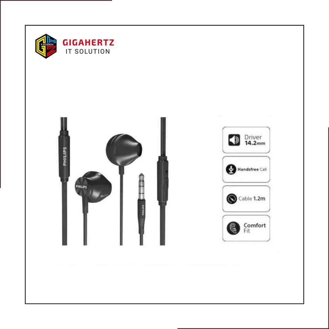 PHILIPS TAUE 101BK EARPHONE WITH MIC