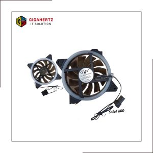 FAN 12 CM PC HITAM (3PIN MINI SOCKET)