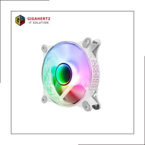 FAN CASE TRANSPARANT 12CM (RGB RAINBOW)