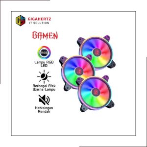 Fan casing gamen 3in1 RGB GCF300C - Black