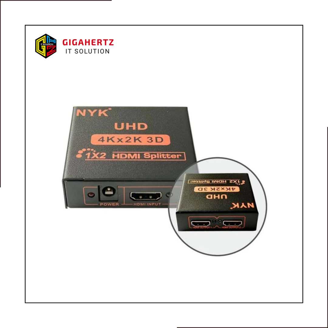 NYK HDMI Splitter 2 Port 1-2