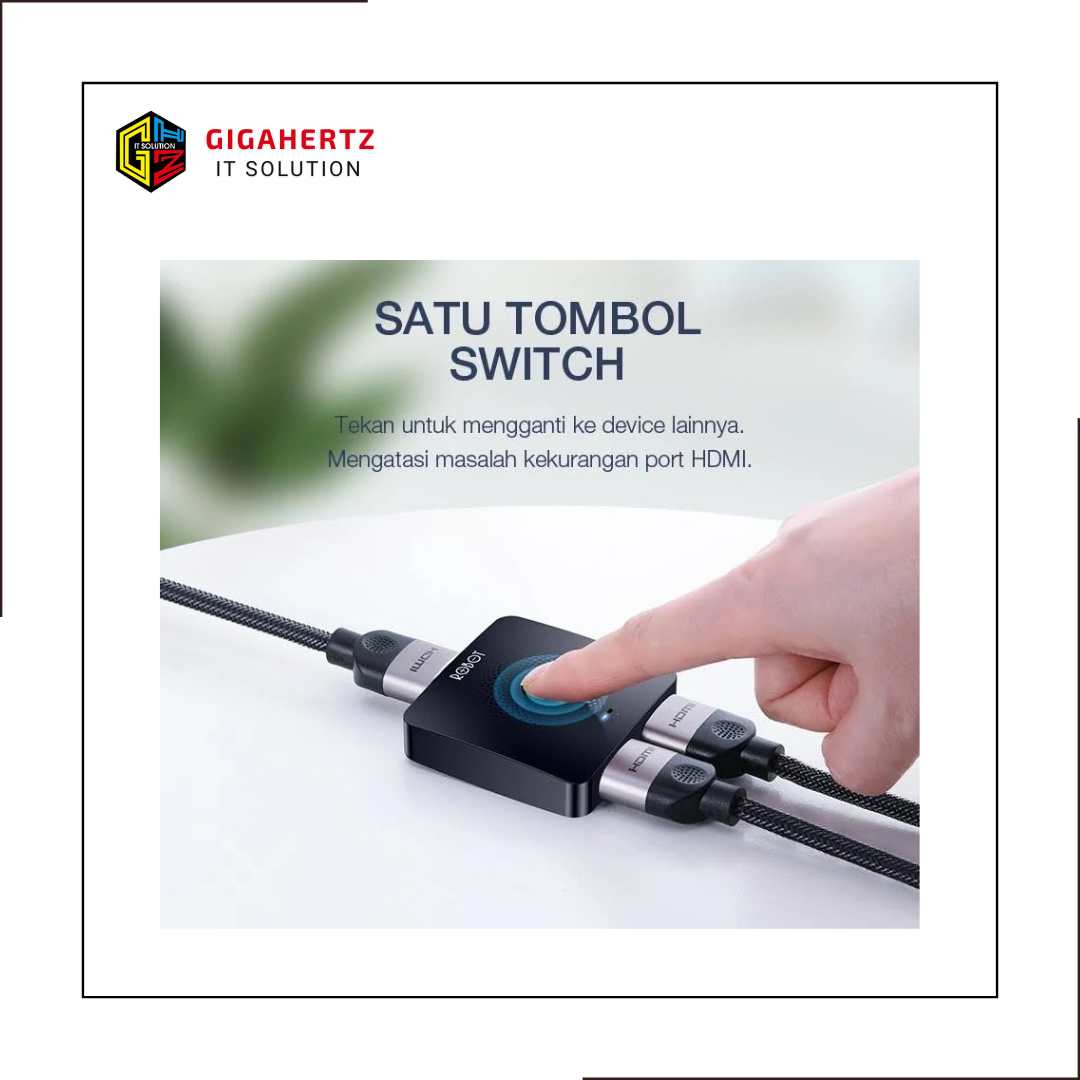 ROBOT HM103 HDMI SWITCH AND SPLITER BIDIRECTION 4K BLACK