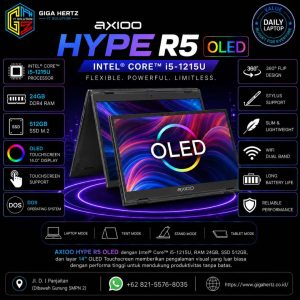 AXIOO HYPE R5 OLED i5-1215U DOS RAM 24GB / SSD 512GB / OLED 14”