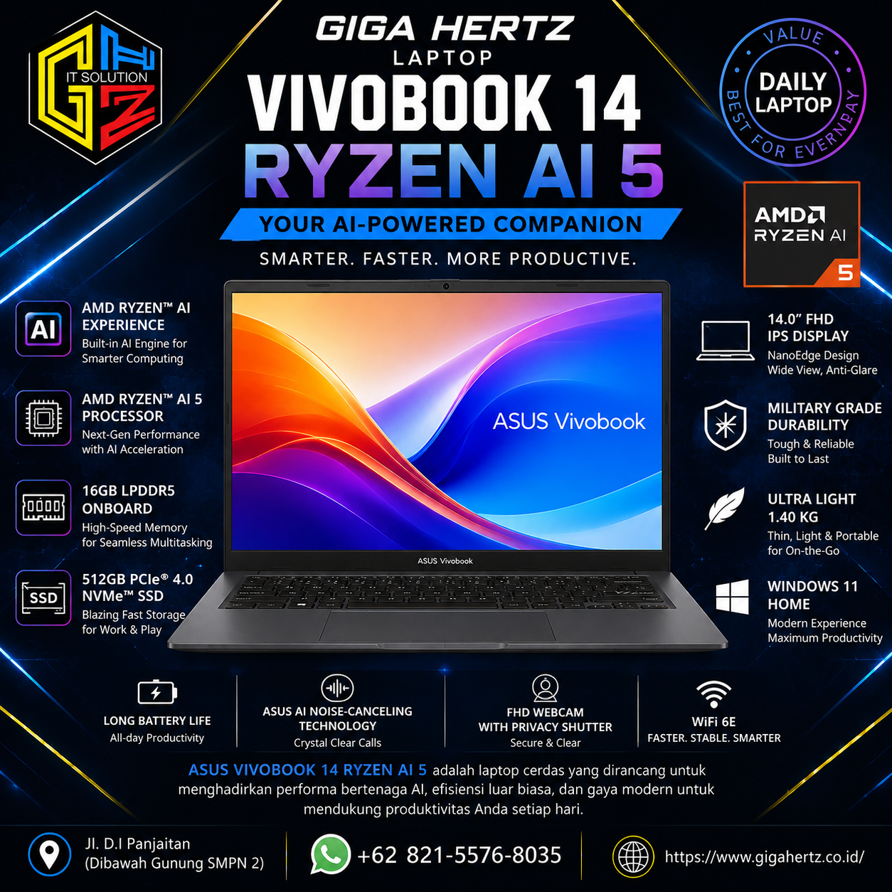 Vivobook 14 Ryzen AI 5