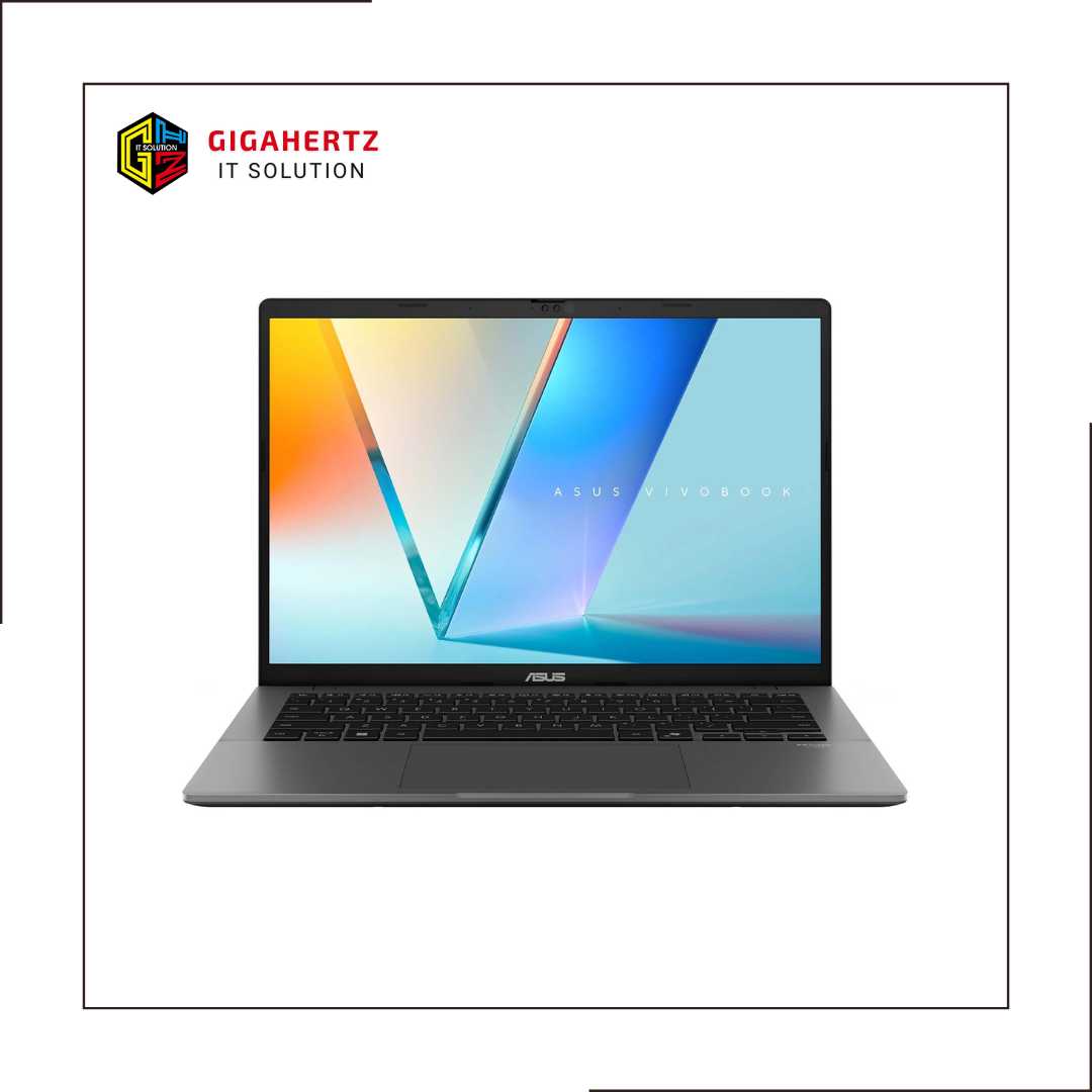 VIVOBOOK S 14 S3407VA-VIPS5151M/VIPS5152M (Intel Core 5 Processor 210 / RAM 16GB LPDDR5X / SSD 512GB NVMe PCIe 4.0 / Intel Graphics / Copilot Key / Layar 14” WUXGA / Windows 11 + OHS 24 + M365) Warna : Grey / Silver